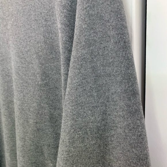 Zara Dark Grey Fine Rib Knit Boat Neck Sweater - Picture 2 of 12